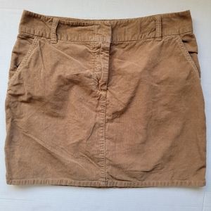 J Crew Corduroy Mini Skirt